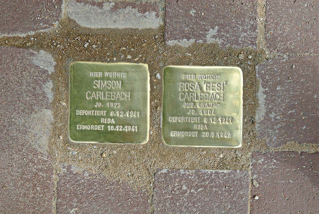 Begelmir, CC BY-SA 3.0 <https://creativecommons.org/licenses/by-sa/3.0>, via Wikimedia Commons
    
    
     - © Initiative Stumbling Stones for Lübeck
    , All rights reserved